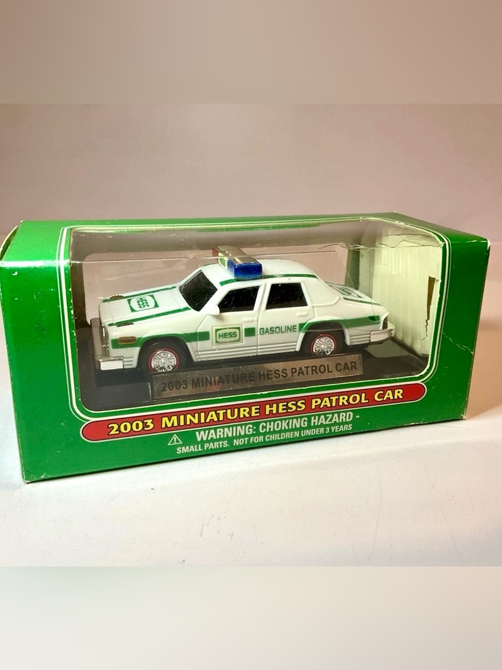 2003 Hess Miniature Hess Patrol Car New In Box Rare